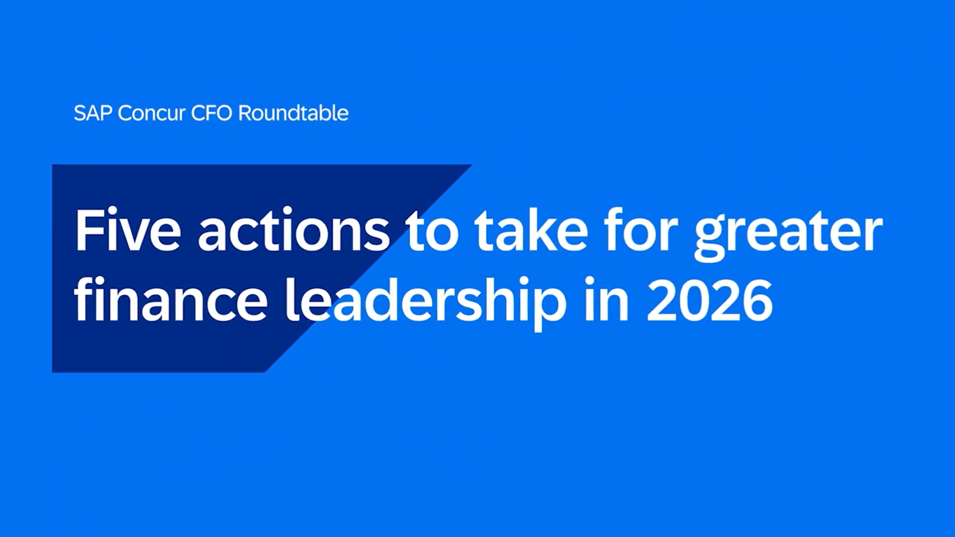 5 actions to take for greater finance leadership in 2026