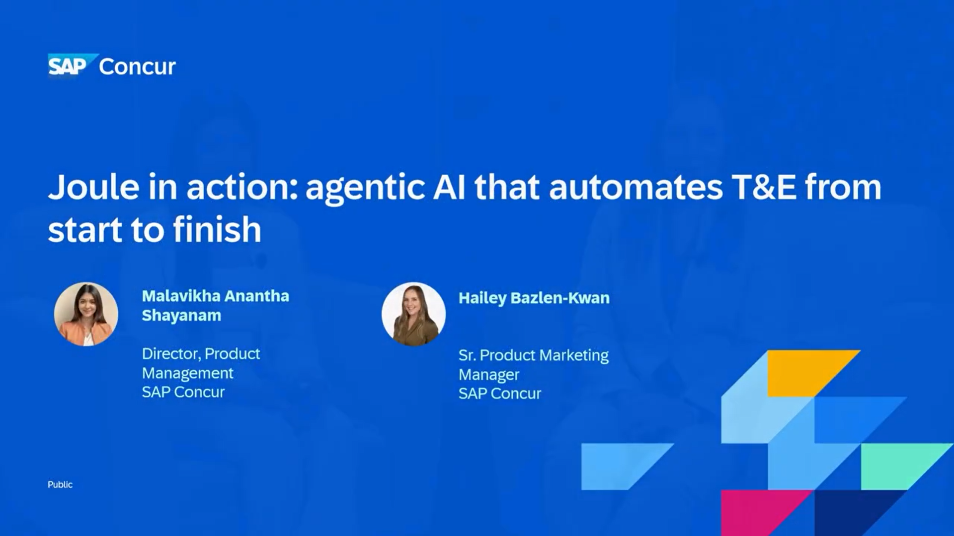 Joule in action: agentic AI that automates T&E from start to finish