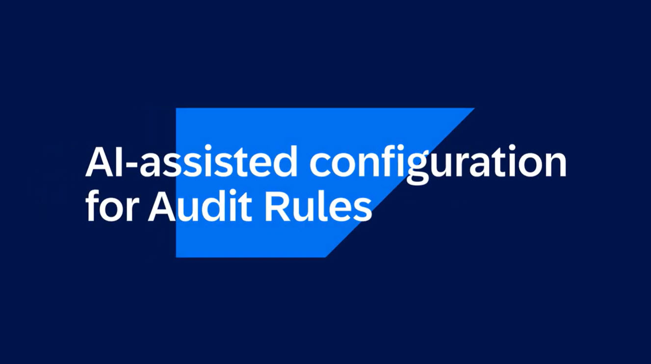 AI-assisted configuration for Audit Rules Demo Video
