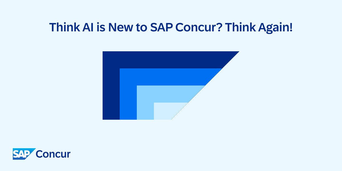 Think AI is New to SAP Concur? Think Again!