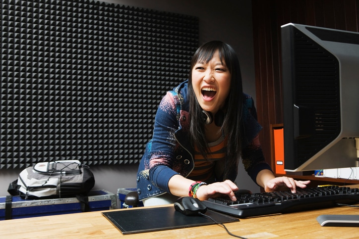 women happy professional 
