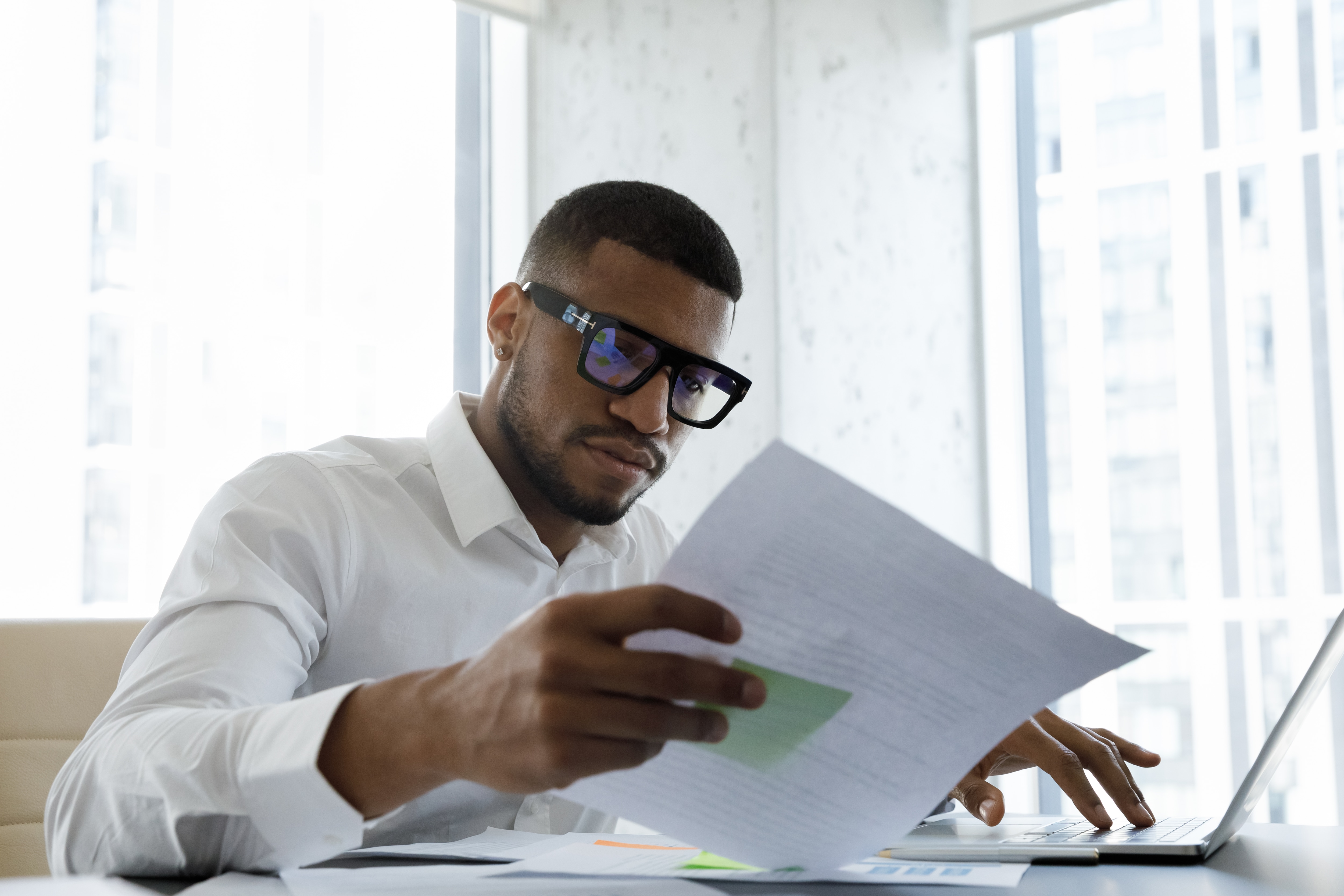a finance leader is working on the corporate tax