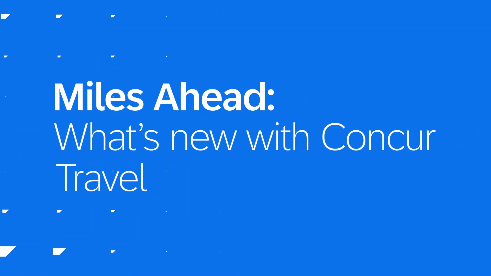 Ep6: Welcome APAC to the New Concur Travel Experience! 