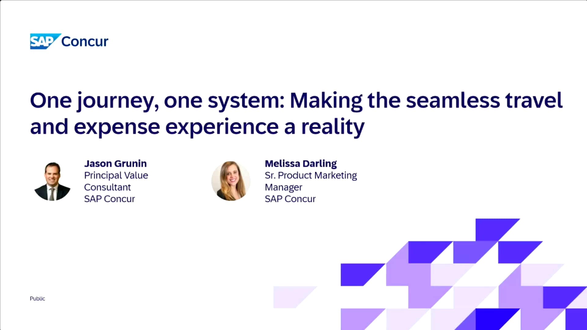 One Journey, One System: Making the Seamless Travel and Expense Experience a Reality