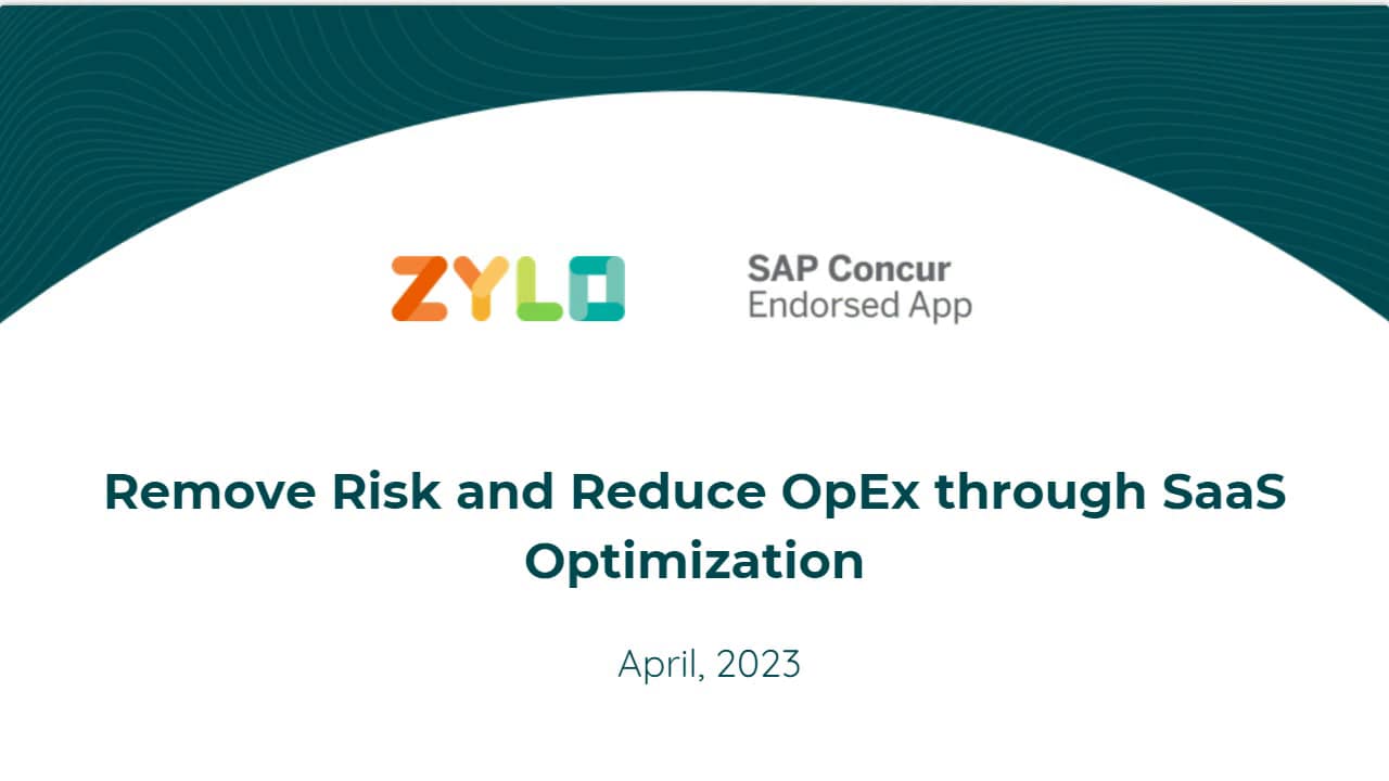 Zylo Overview: SaaS Optimization