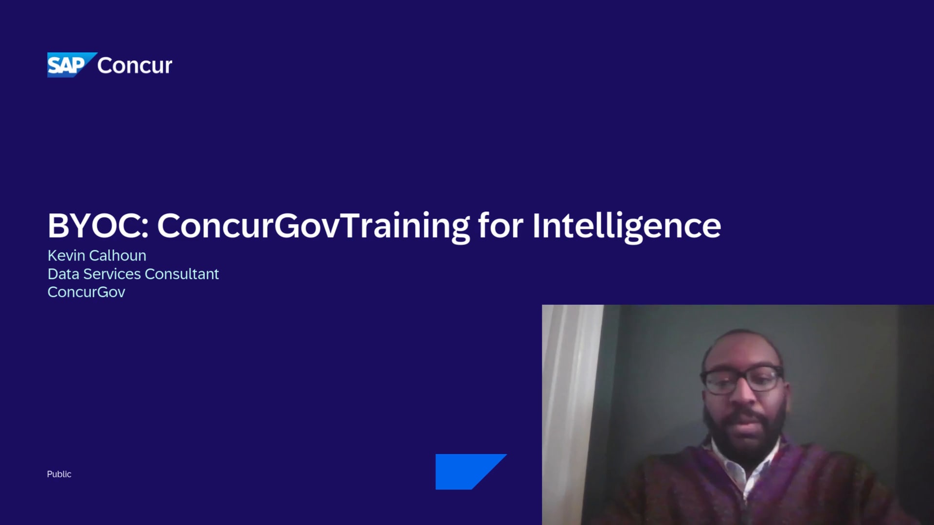 Regulated Industries: ConcurGov Training for Intelligence