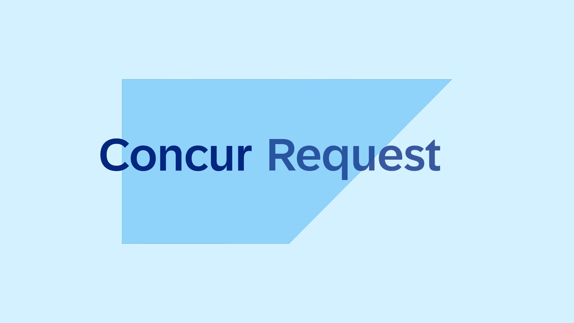SAP Concur Request
