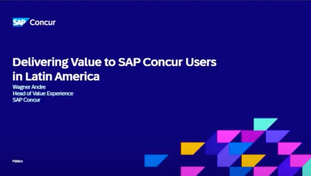 Delivering Value to SAP Concur Users in Latin America: Benchmarking Tips and Tricks (Spanish)