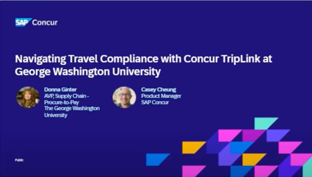 Regulated Industries: Navigating Travel Compliance with Concur TripLink