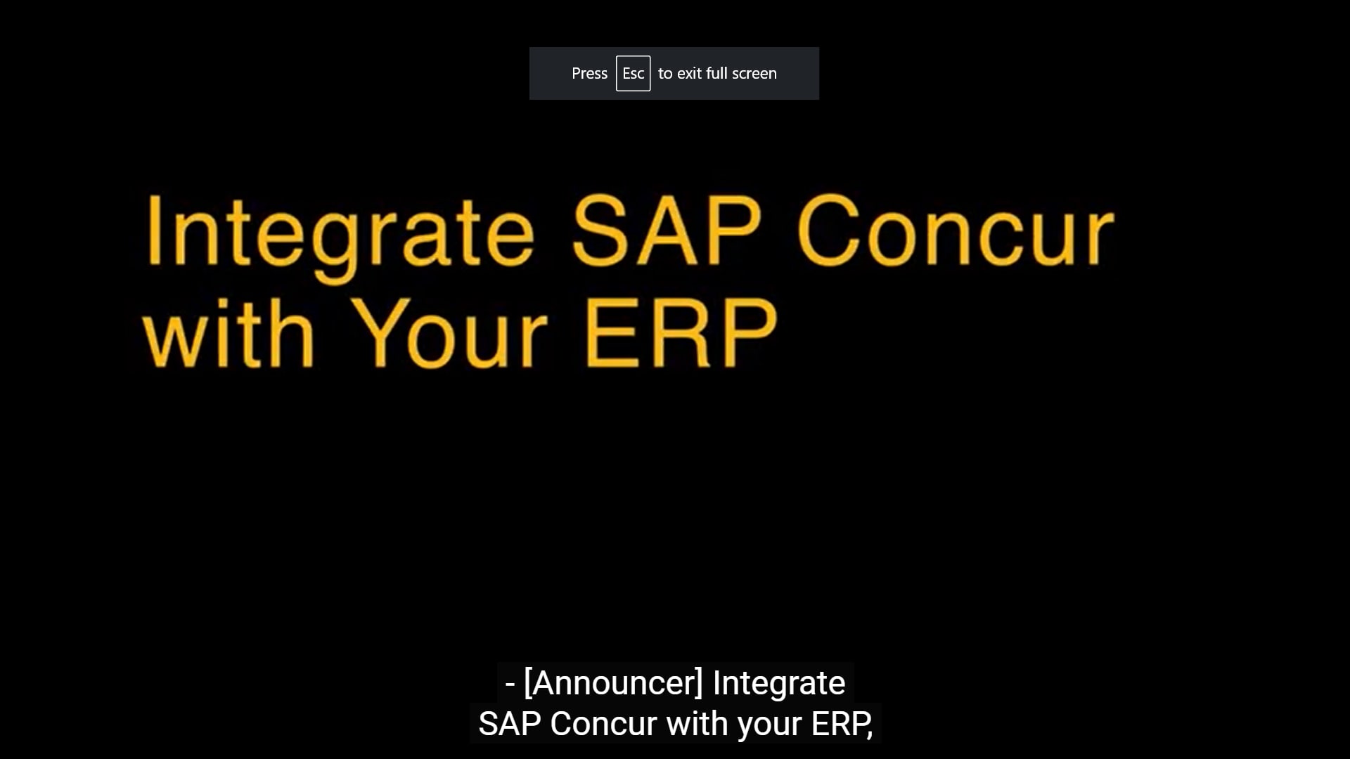 Integrate Your ERP with SAP Concur. Receive the Best Financial Insight.