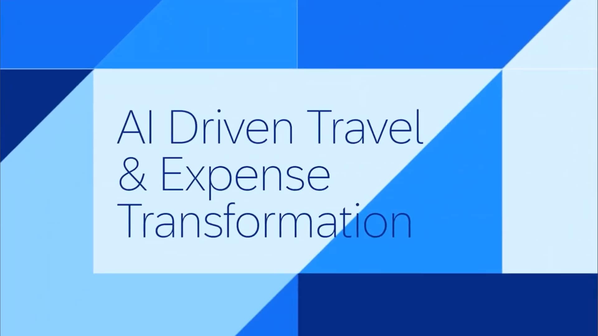 AI Driven Travel & Expense Transformation