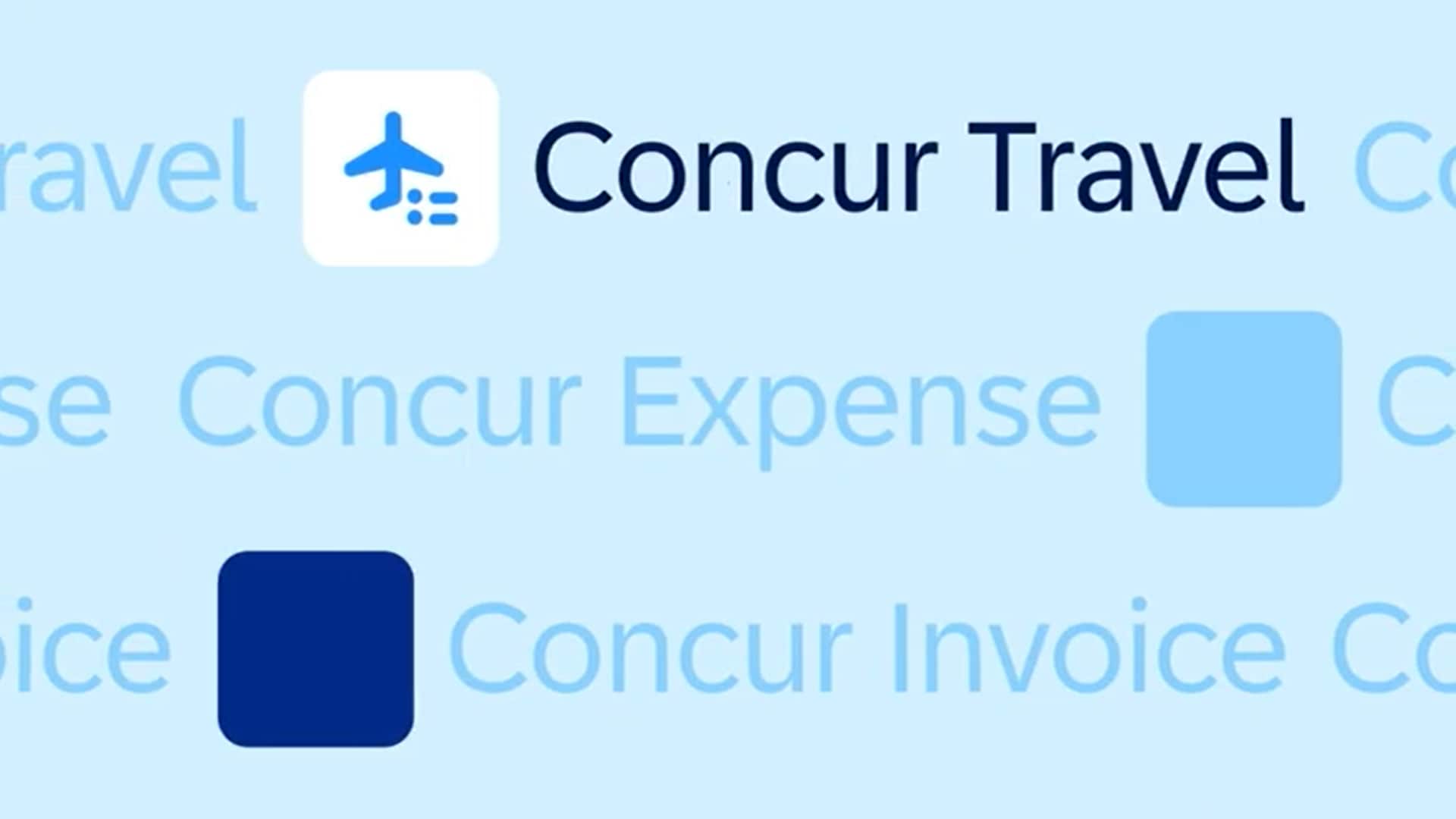 Concur Travel, Expense and Invoice Overview