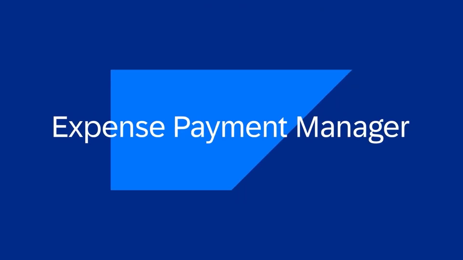 Expense Payment Manager Overview Video