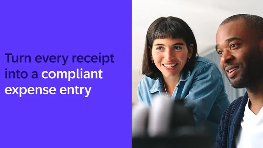 "Turn every receipt into a compliant expense entry"