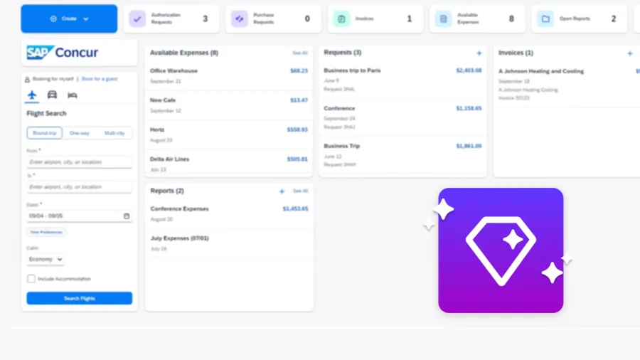 Concur Expense using Joule