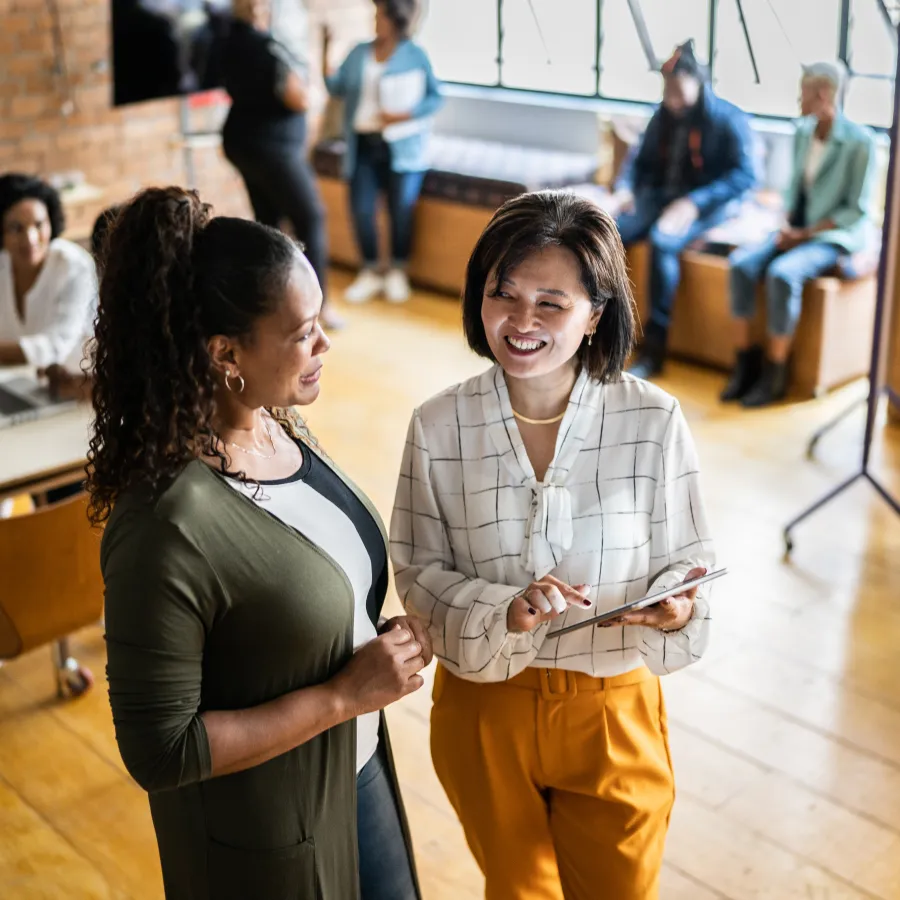 small business owner meeting
