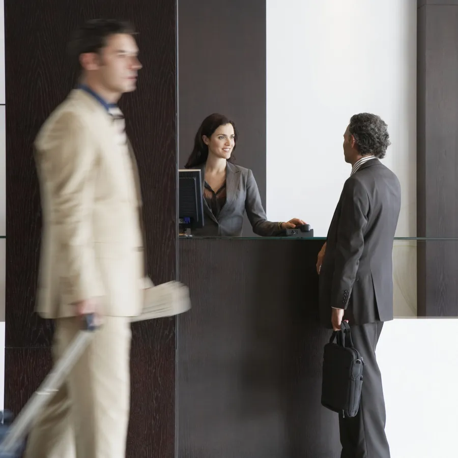 business class hotel check in