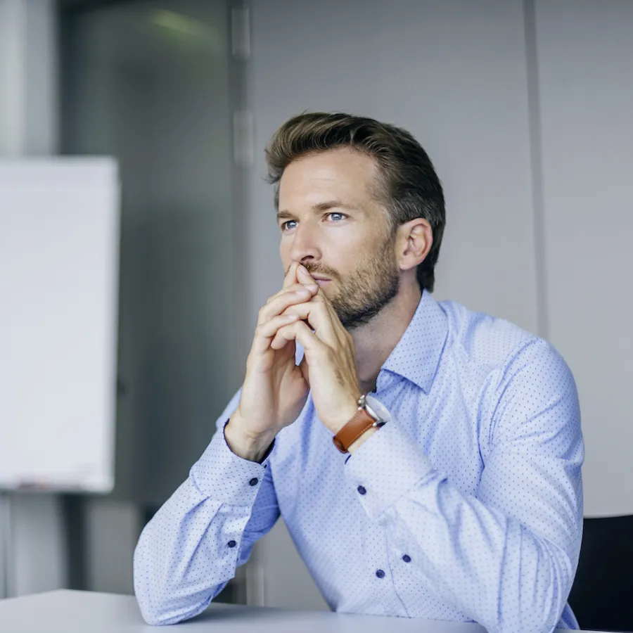 Pensive man