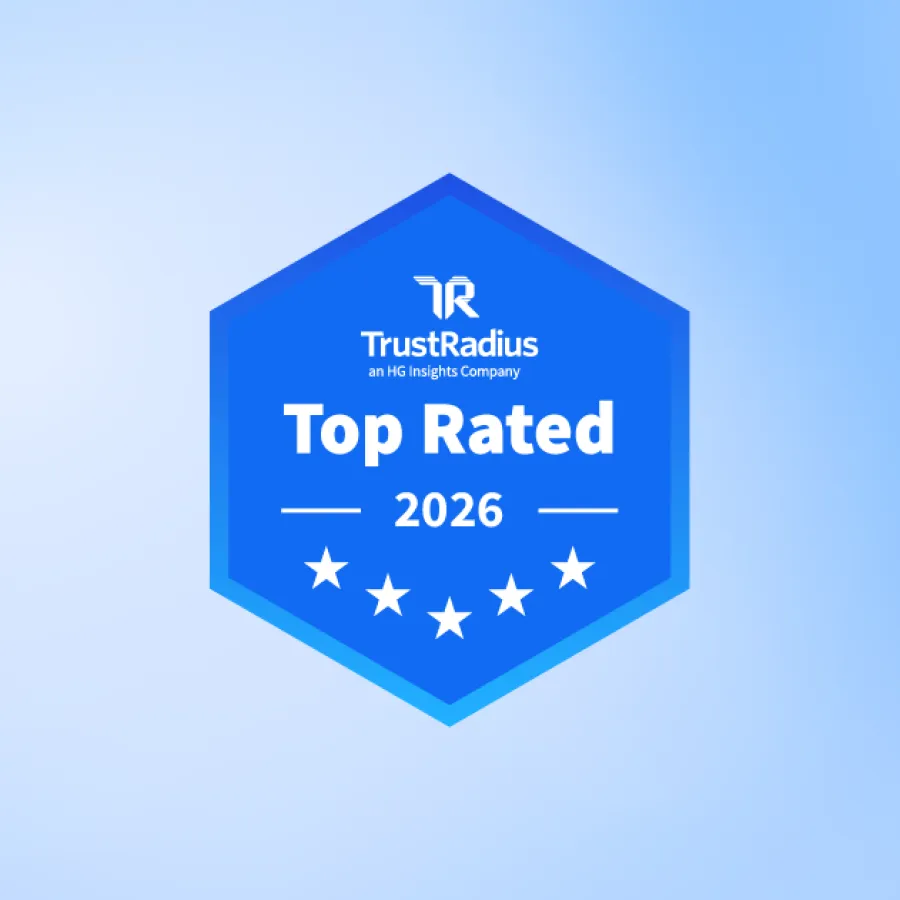 TrustRadius top rated badge
